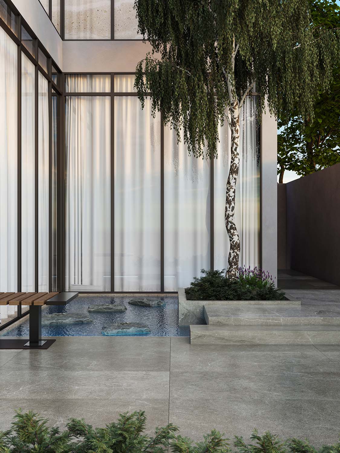 TOILA INC 1CNTGREINT24X48 1 stone tile and slab material