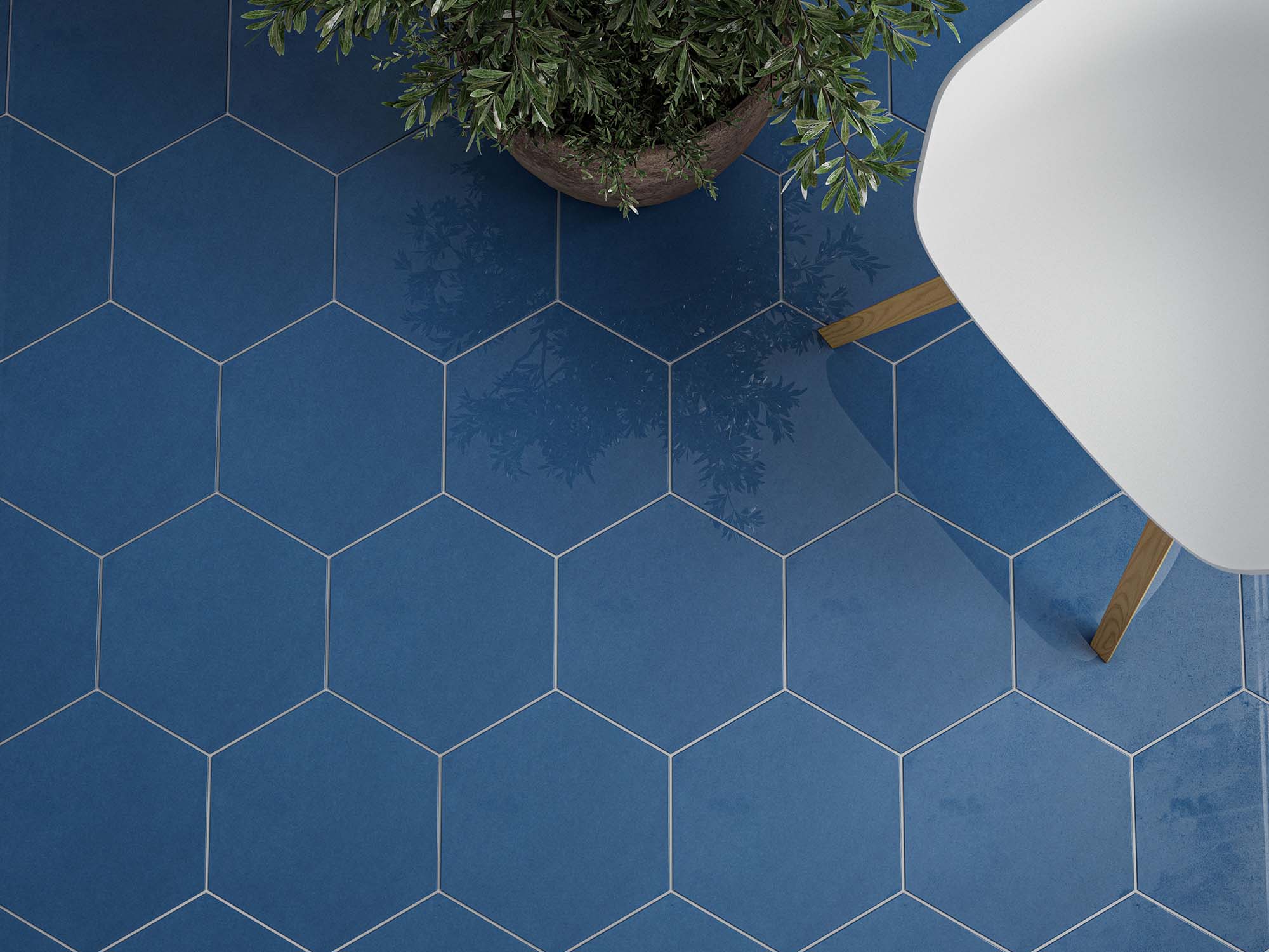 TOILA INC 1SIX1MBL6HEX 1 stone tile and slab material
