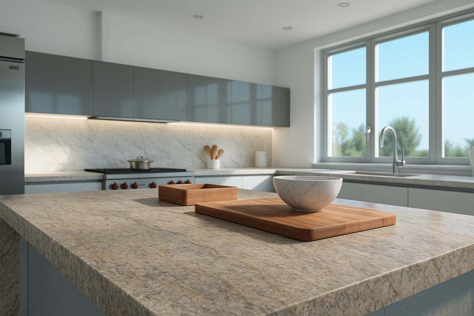 TOILA INC 3 4 Slab Cielo Quartzite Honed 2SQUCIEH02CM stone tile and slab material
